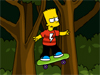 Bart Simpson Skateboarding