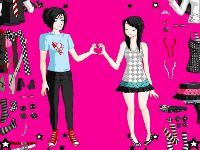 Emo Love Dressup