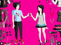 Emo Love Dressup