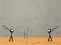 Stick Figure Badminton